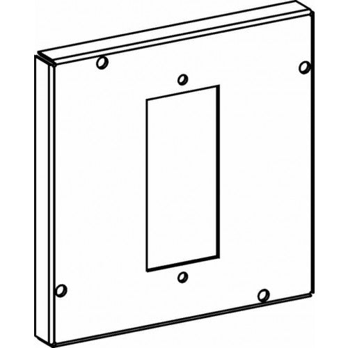 Orbit 5504 5 Square GFCI Or Decorative Switch Industrial Cover - Galvanized