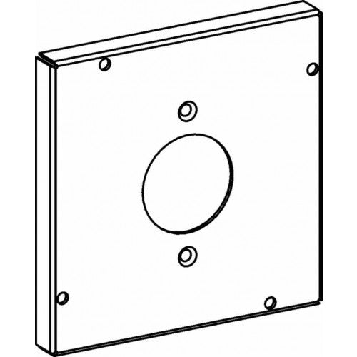 Orbit 5505 5 Square Power Outlet Industrial Cover - Galvanized