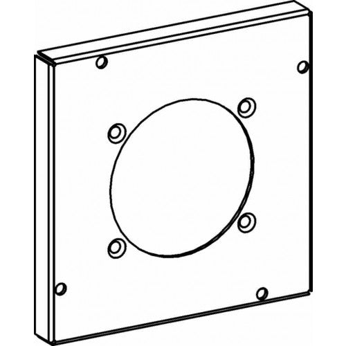 Orbit 5508 5 Square Power Outlet Industrial Cover - Galvanized