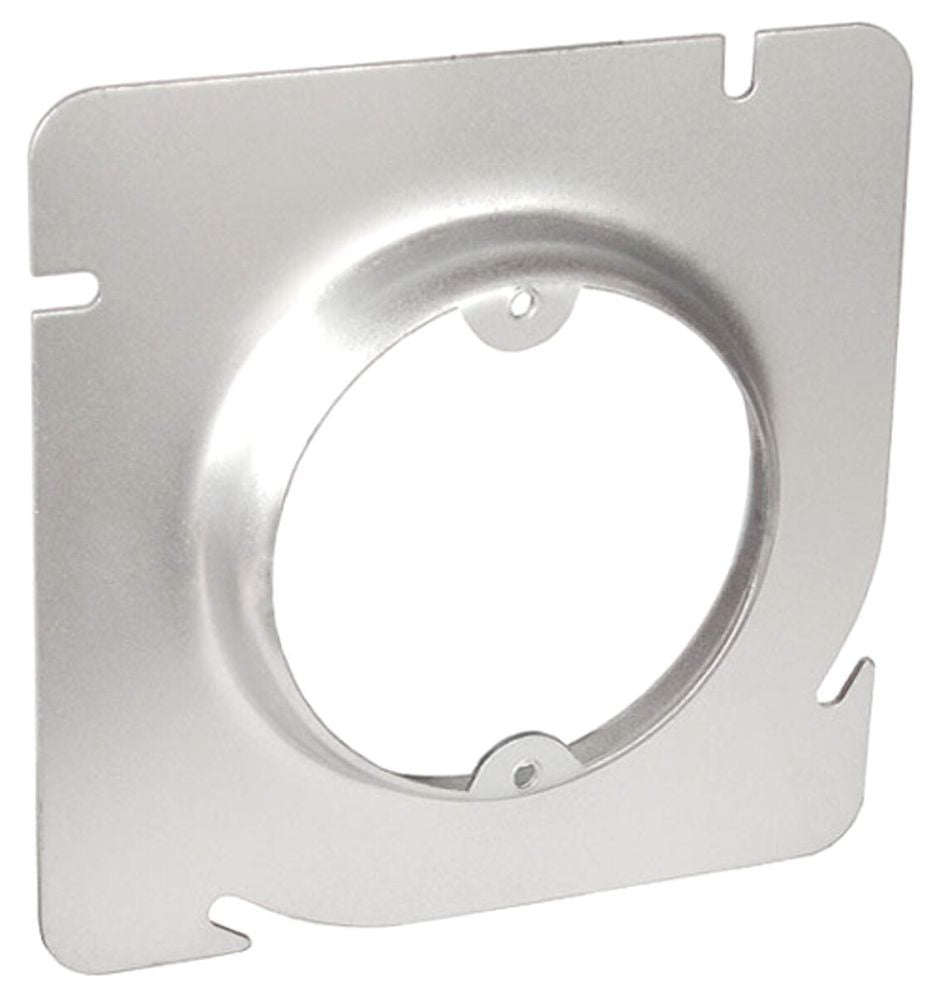 4-11/16" Square Round Mud Ring Cover, 5/8" Raised