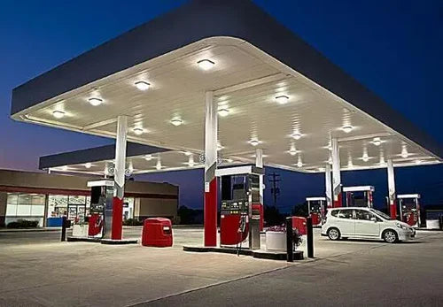 Malibu PowerArc™ 100W Sensor Ready Selectable Wattage and Color CCT Garage/Canopy Light - Bronze/White Finish (5-pack)