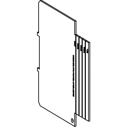 Orbit 5SLP-100 Low Voltage Partition For Flat To 1" Rings & 5S 2-1/2" Deep Boxes - Galvanized