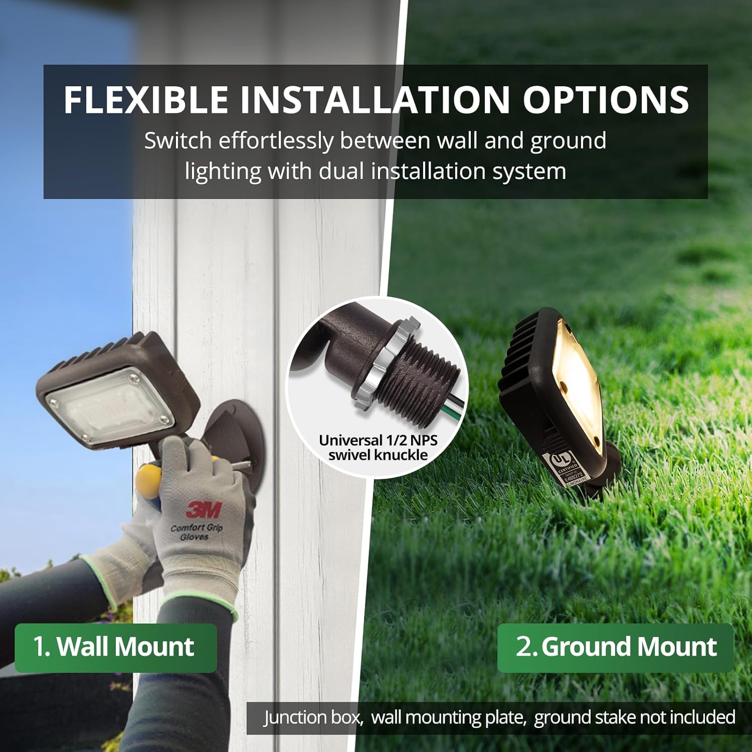 15W 1350 Lumen LED Metal Square Flood Light