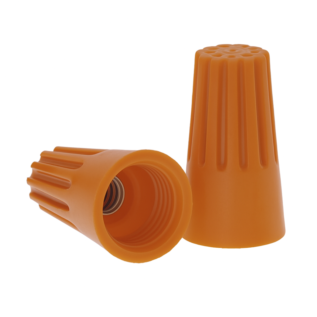Orange Small Twist-On Wire Connecters - 500 Pack