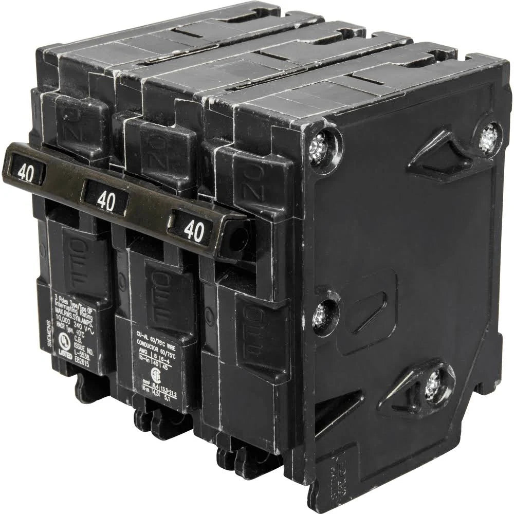 Siemens Q340 40-Amp 3-Pole Type QP Circuit Breaker