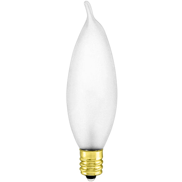 60W Frosted 130V Candelabra Light Bulb