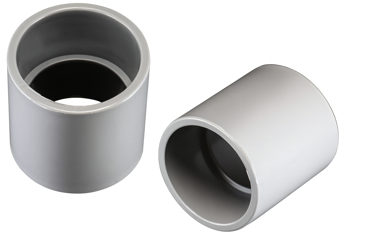 PVC Schedule 40 Couplings, 1/2" to 3" Sizes Available