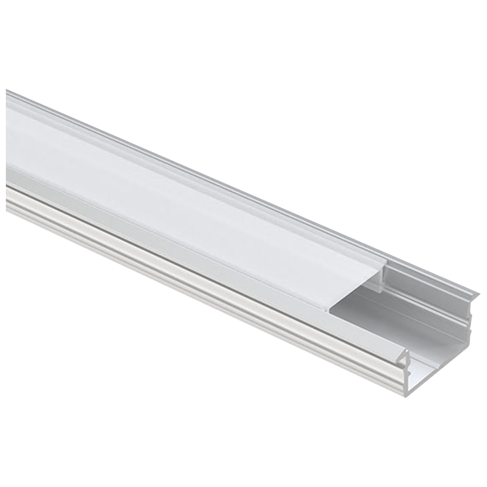 Aluminum Rectangular Channel For LED Strip Light- 10 Pack