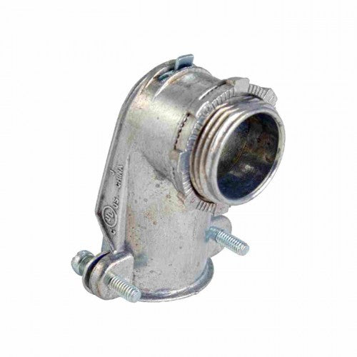 Orbit OF645 Zinc 90D Angle Flex Squeeze Connector 3/4"