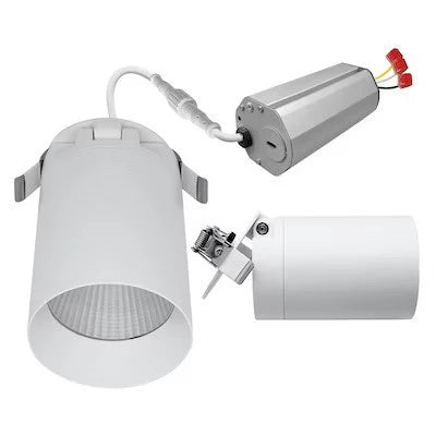 Envision LED-DLJBX-3-CYL-ADJ-5CCT-WH SnapTrim-Line: 3" Cylinder Downlight- White