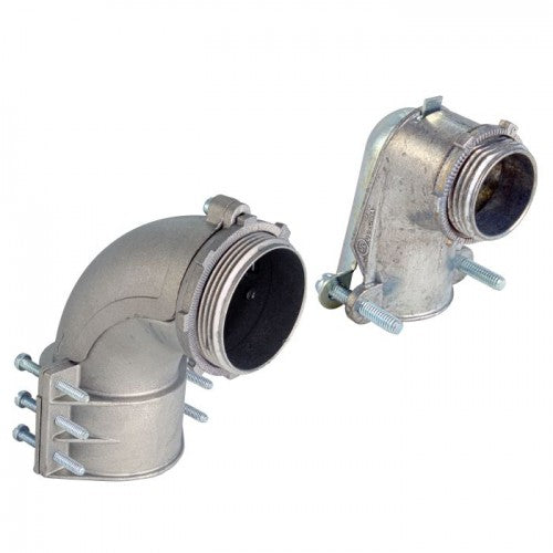 Orbit OF6464 Zinc 90D Angle Flex Squeeze Connector 1-1/4