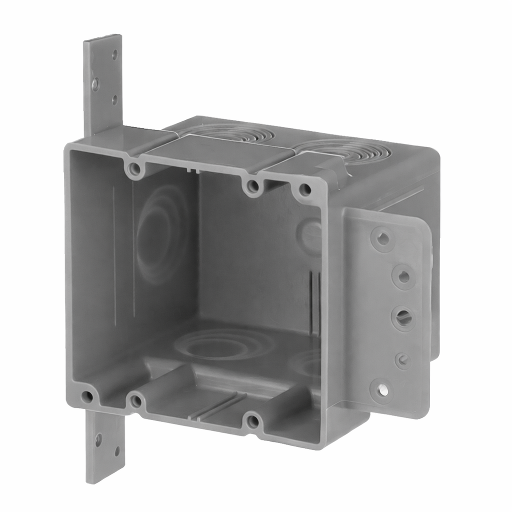 Malibu Flexon™ EN2B Two-Gang ENT Box w/ Eccentric Knockouts – New Work, 38 Cubic