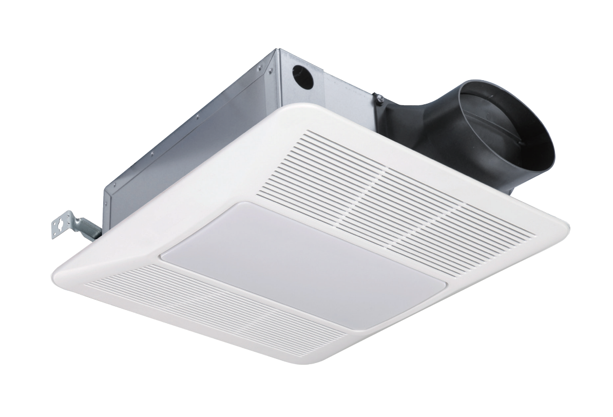 Airzone SES80HLED Ultra Shallow Fan with LED Light Kit and Humidity Sensor - 80 CFM. 1.1 Sones
