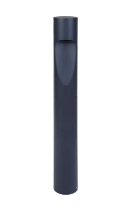 Westgate 40in Round Path Bollard 4.75in, 15W, 30K/40K/50K, Led Outdoor Light - Black