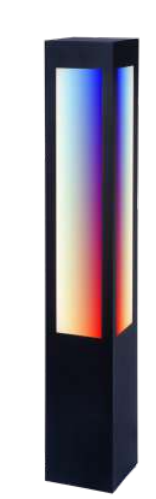 Westgate BOL-602-40-S-RGBW-BR 40in Square Bollard Rgbw Bluetooth Wg App - Bronze