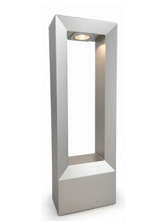 Westgate BOL-800-42-MCTP-SIL 42in Symmetrical Path Bollard 10/15/20w 3CCT - Silver