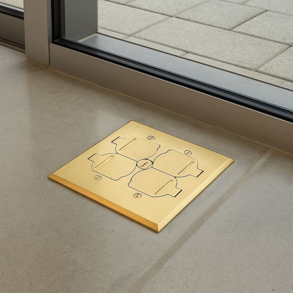 Malibu MapleBox™ RFB-2 Two-Gang Recessed Floor Box with 20-Amp Duplex Receptacle – Multiple Finishes