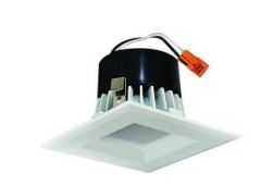 ELCO Lighting EL442CT3W 4" Square LED Insert Square Reflector Recessed Lighting Trim 3-CCT - White Finish