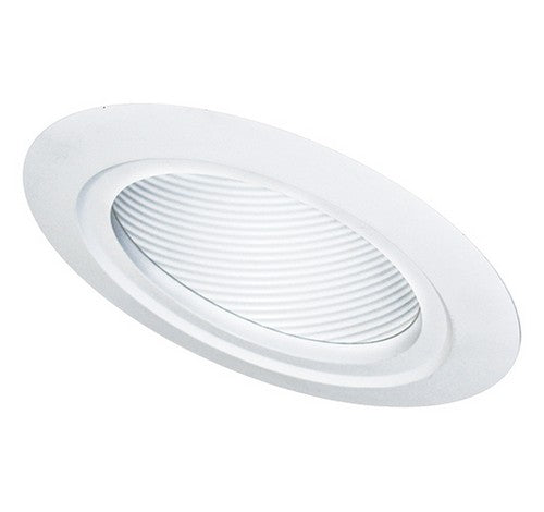 ELCO Lighting EL560W 5" Sloped Baffle with Adjustable Gimbal Ring Trim - White Finish