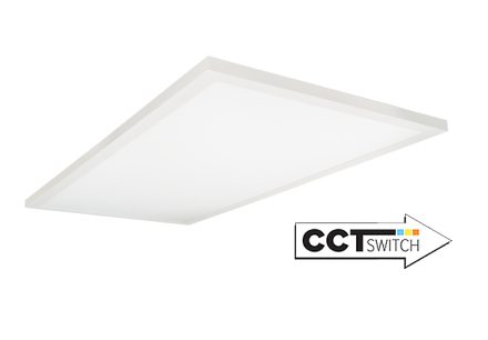 Elco Lighting ELSP2448CT5W 24"x48" Sky Panel with 5-CCT Switch, 4000lm - White Finish