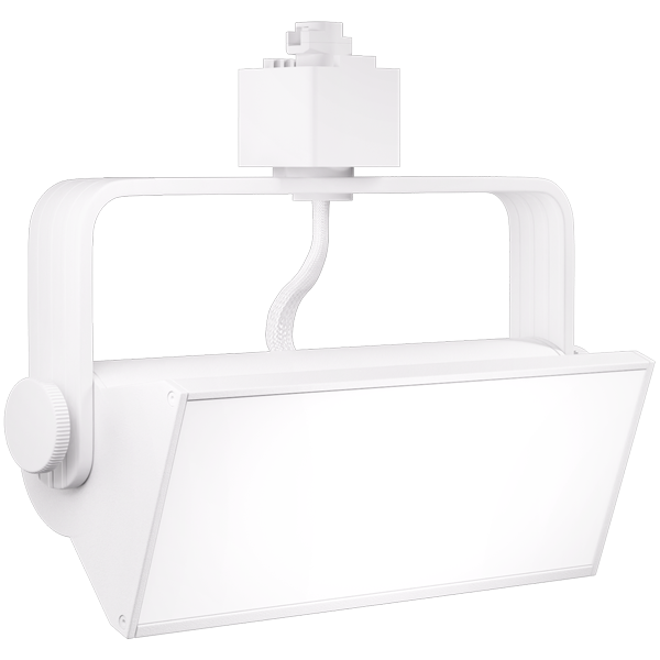 Luminaria de riel para lavado de pared LED Pipe™ de 14 W-58 W y 120 V Elco con interruptor de 3 CCT