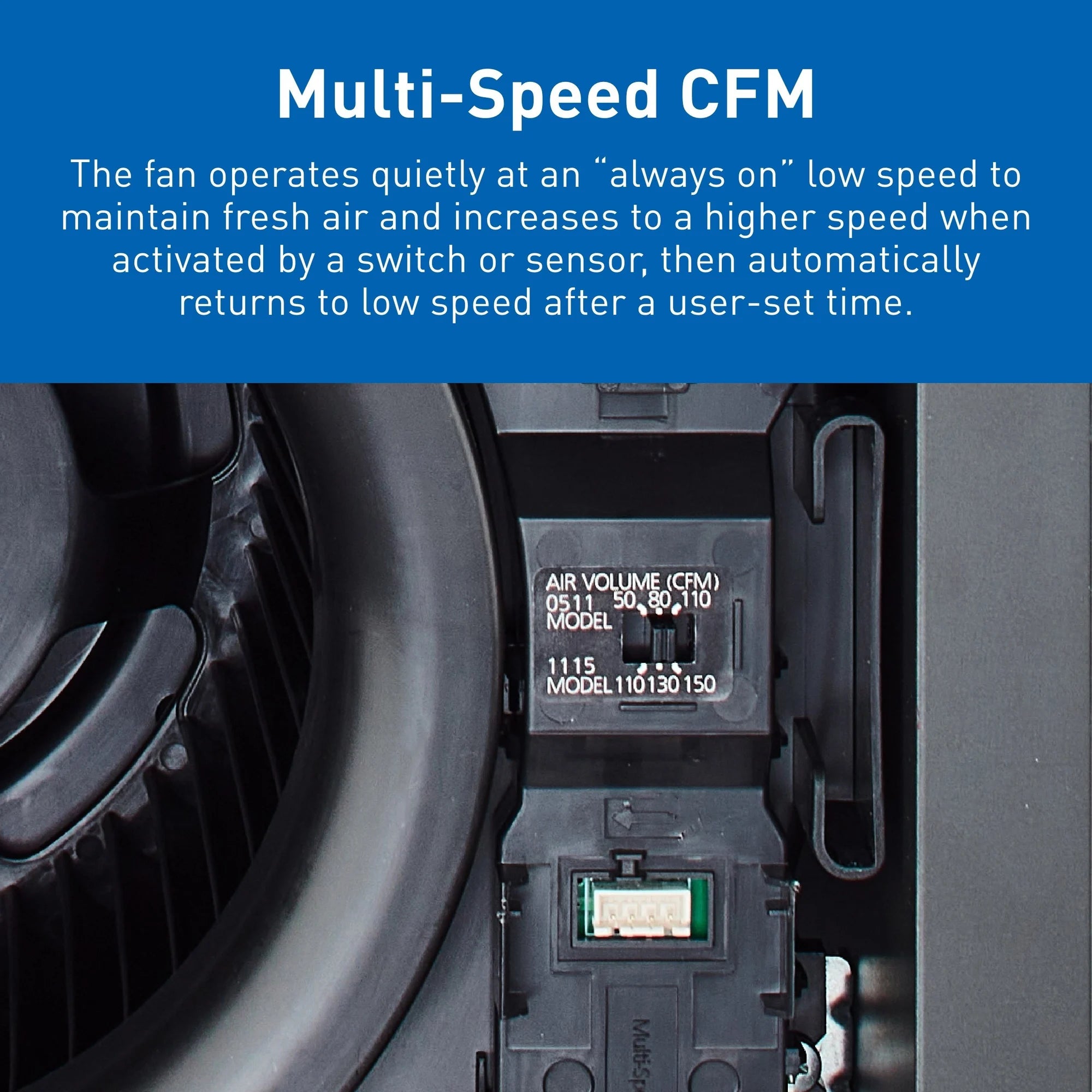 Panaosnic FV-0511VKS3 WhisperGreen® Select Architectural Bathroom Fan