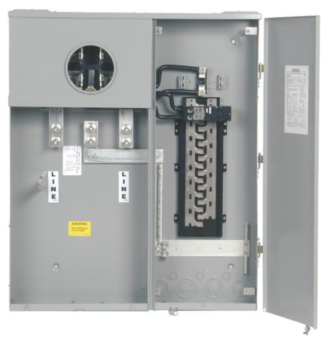 Siemens MC3042S1400SD 400-Amp 30-Space 42-Circuit Surface Mount, Underground Feed Solar Meter Load Center Combination