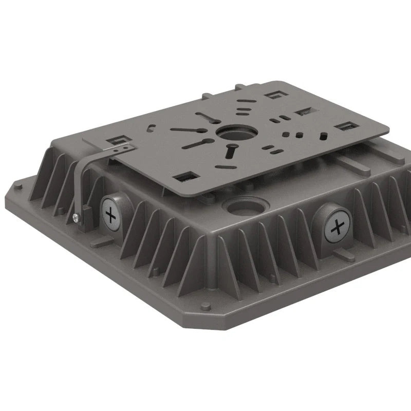 Malibu PowerArc™ 100W Sensor Ready Selectable Wattage and Color CCT Garage/Canopy Light - Bronze/White Finish (5-pack)