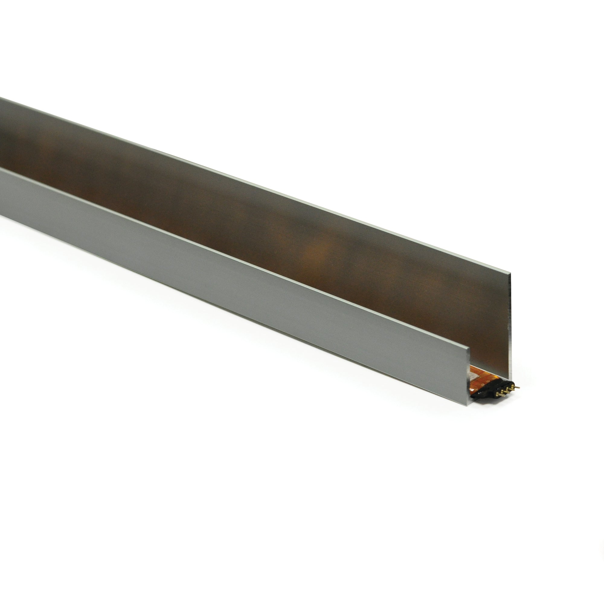 Nora Lighting NATL-C27A 4-ft J-Style Channel, Aluminum - Aluminum