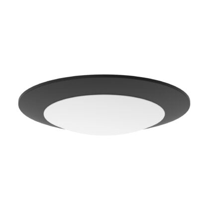 Nora Lighting NCSD-R6TWB 6" Contractor Series LED Flush Mount Disk Light - Black (12-Pack)