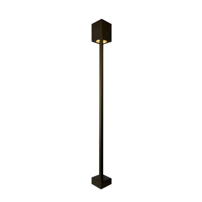 ABBA Lighting USA PLB23 Heavy-Duty Cast Brass Path Light, 12V Low-Voltage, IP65, G4 LED Compatible - Natural Brass Finish