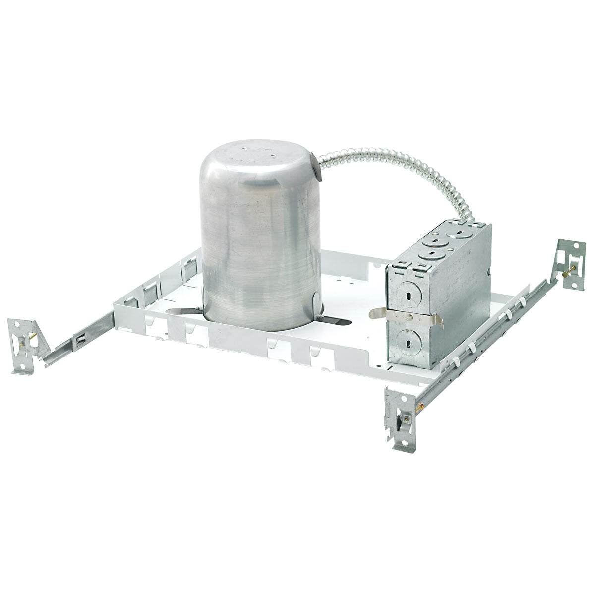 Nora Lighting NHIC-4LMRAT/277EM 4" IC, AT LED Dedicated New Construction Housing, 277V With 50W Step Down Transformer, With Emergency Battery and Remote Test Switch