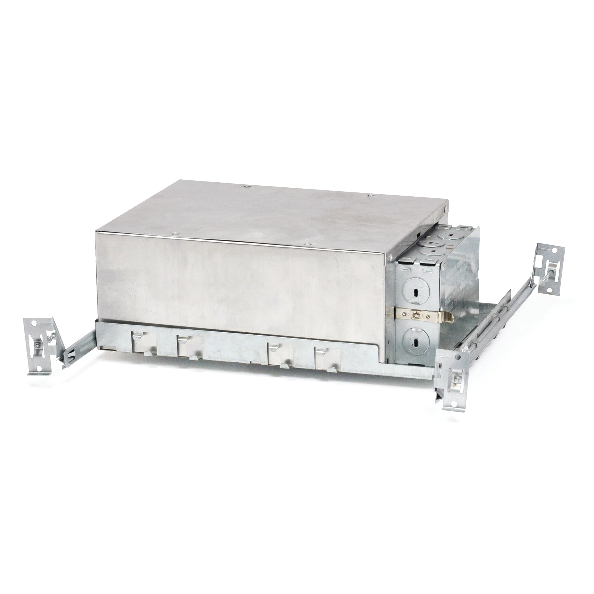 Nora Lighting NHIOICD-28LE4/PEM 2" Iolite LED Dedicated IC Air-Tight New Construction Housing, 12W, 120V-277V input; Triac / ELV / 0-10V dimming, Pre-Wired For Remote Emergency