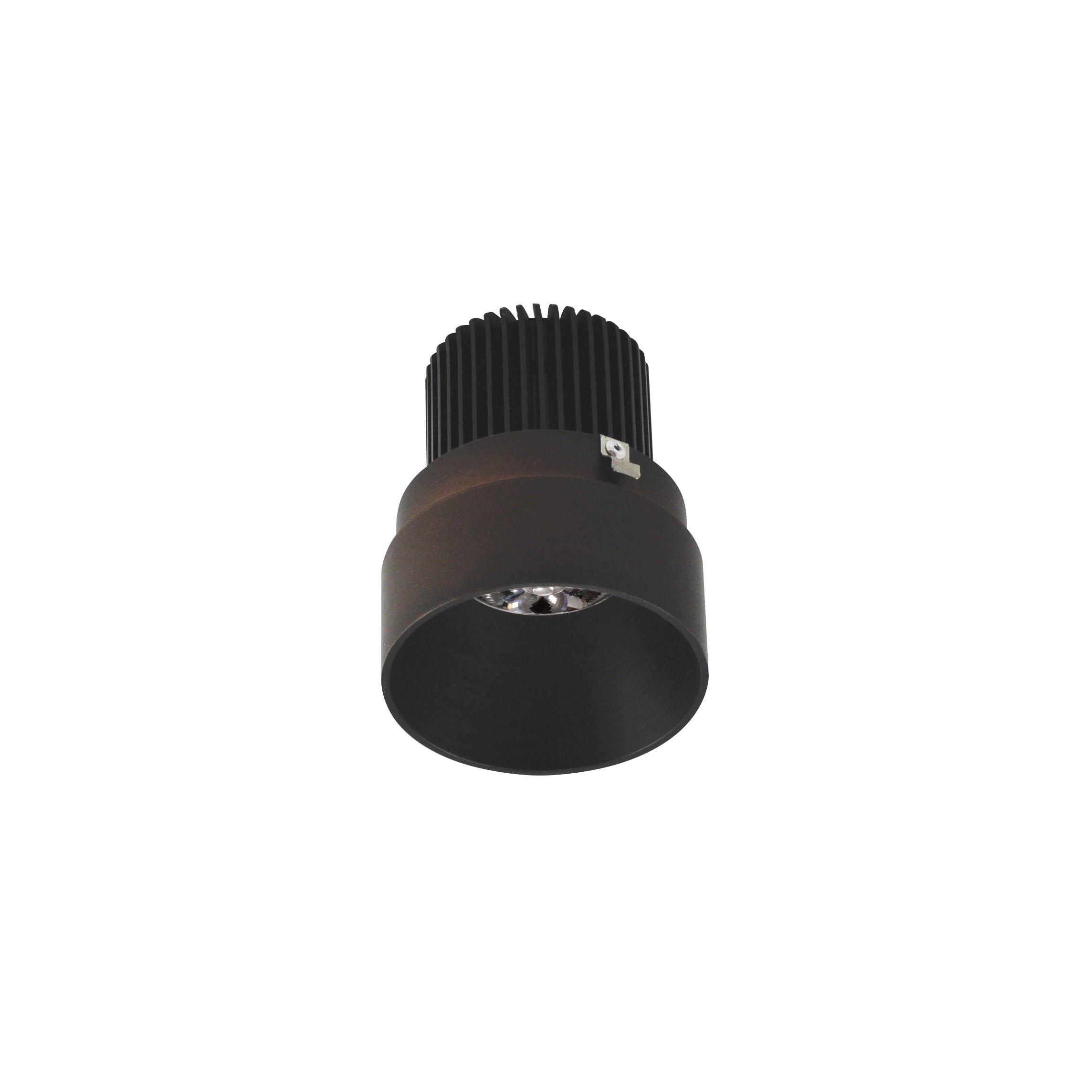 Nora Lighting NIO-2RTLNDC30QBZ 2" Iolite LED Round Trimless Downlight, 10-Degree Optic, 800lm / 12W, 3000K - Bronze