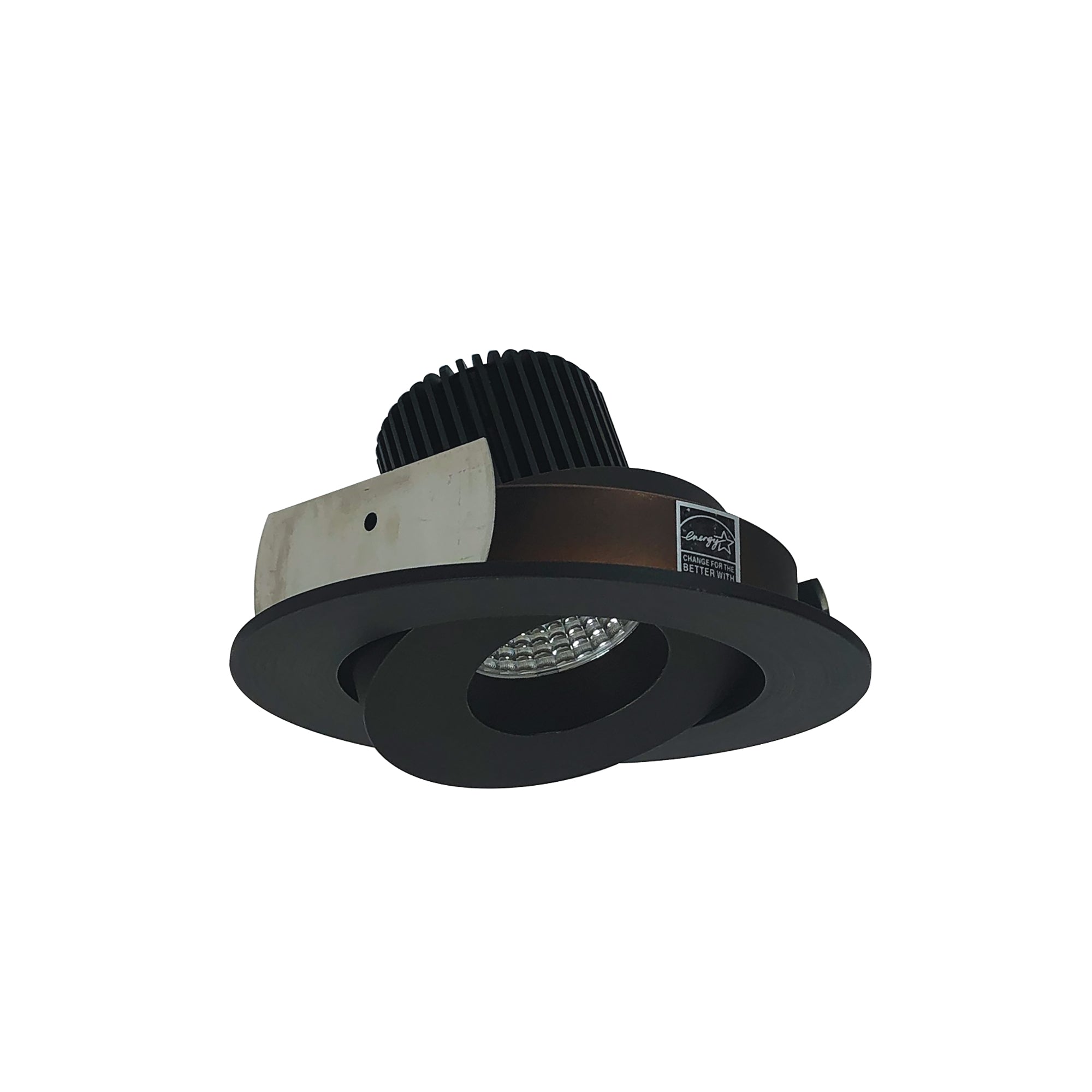 Nora Lighting NIO-4RG50XBZ 4" Iolite LED Round Adjustable Gimbal, 800lm / 14W, 5000K - Bronze