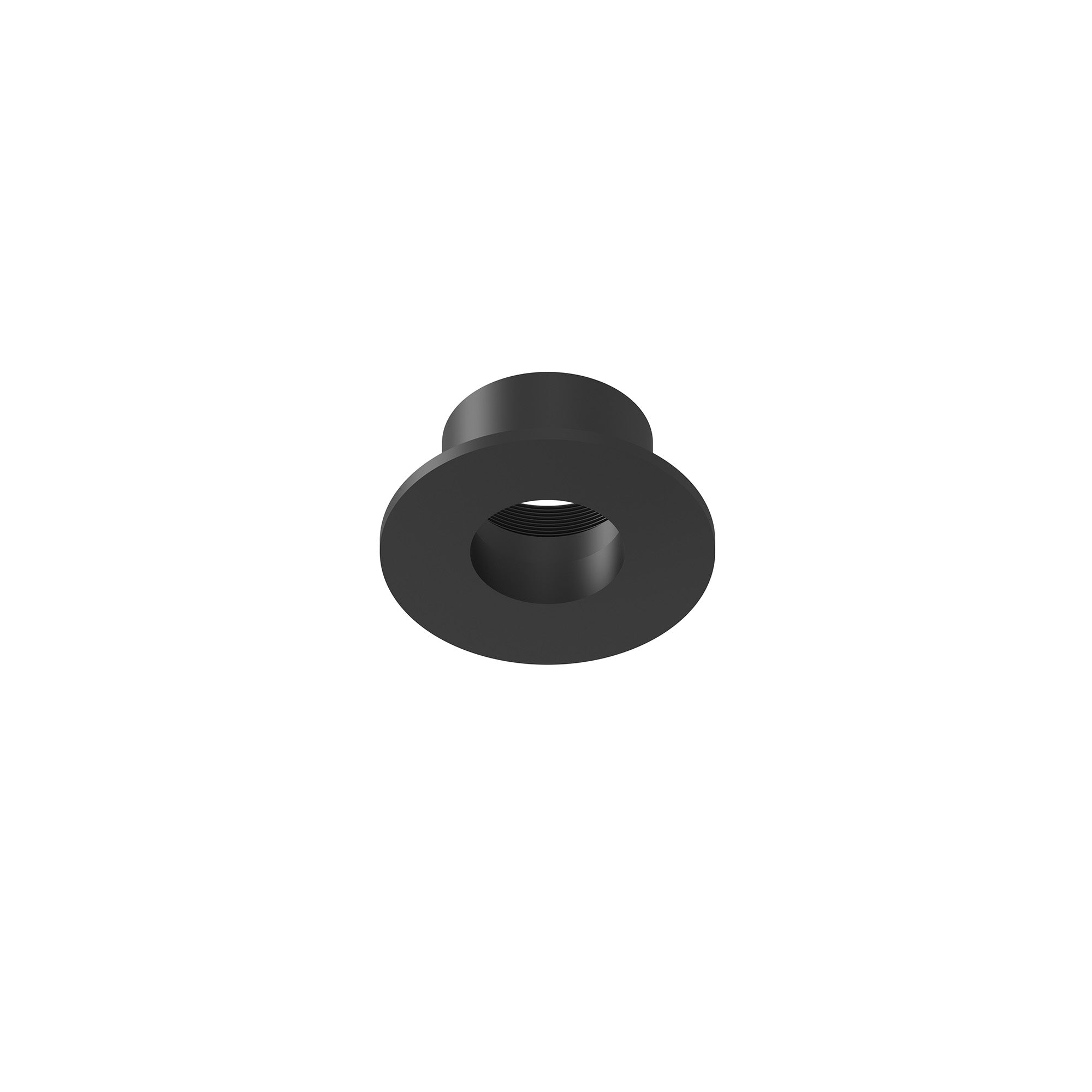 Nora Lighting NIOC-1RNGBB 1" Iolite Can-less Round Downlight Trim - Black finish
