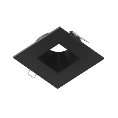 Nora Lighting NIOC-4SNDSQBB 4" Iolite Can-less Square Downlight Trim - Black finish