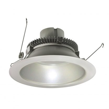 Nora Lighting NLCBC2-651CDDMPW/A 6" Cobalt Click Round Retrofit Reflector, 900lm, 12W, Comfort Dim, Diffused Clear Reflector - Bright White Flange