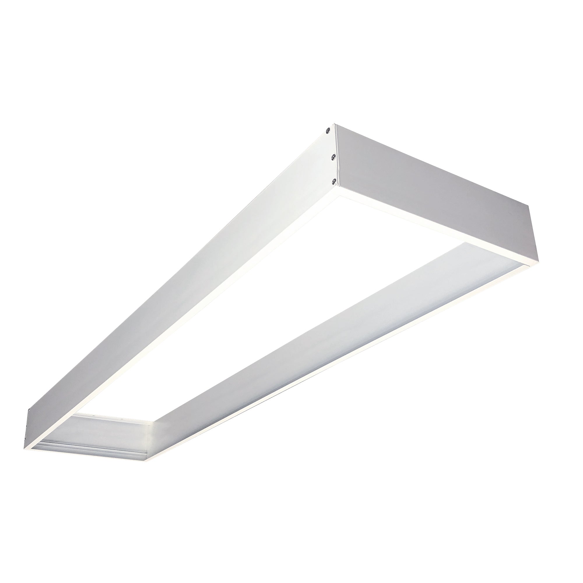 Nora Lighting NPDBL-14DDFK/W Surface Mounting Frame for 1'x4' LED Backlit Panels with Emergency | NPDBL-14DDFK/W