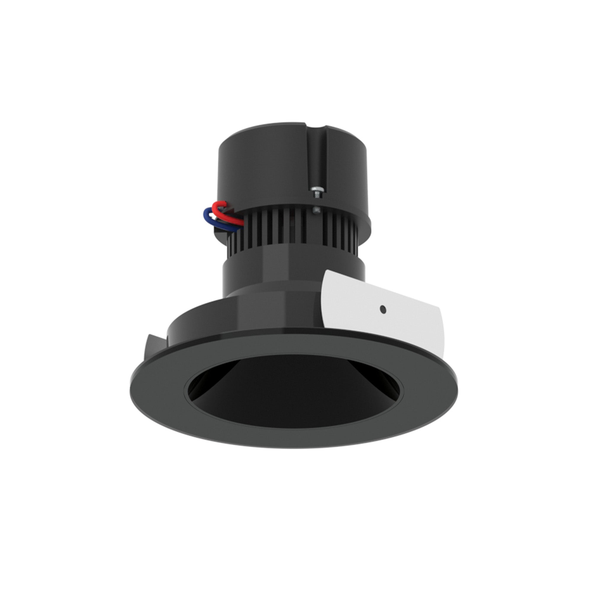 Nora Lighting NPR-4RNDC40XBS 4" Pearl 120V LED Round Retrofit Reflector, 1150lm, 10W, 4000K - Specular Black Reflector - Specular Black Flange