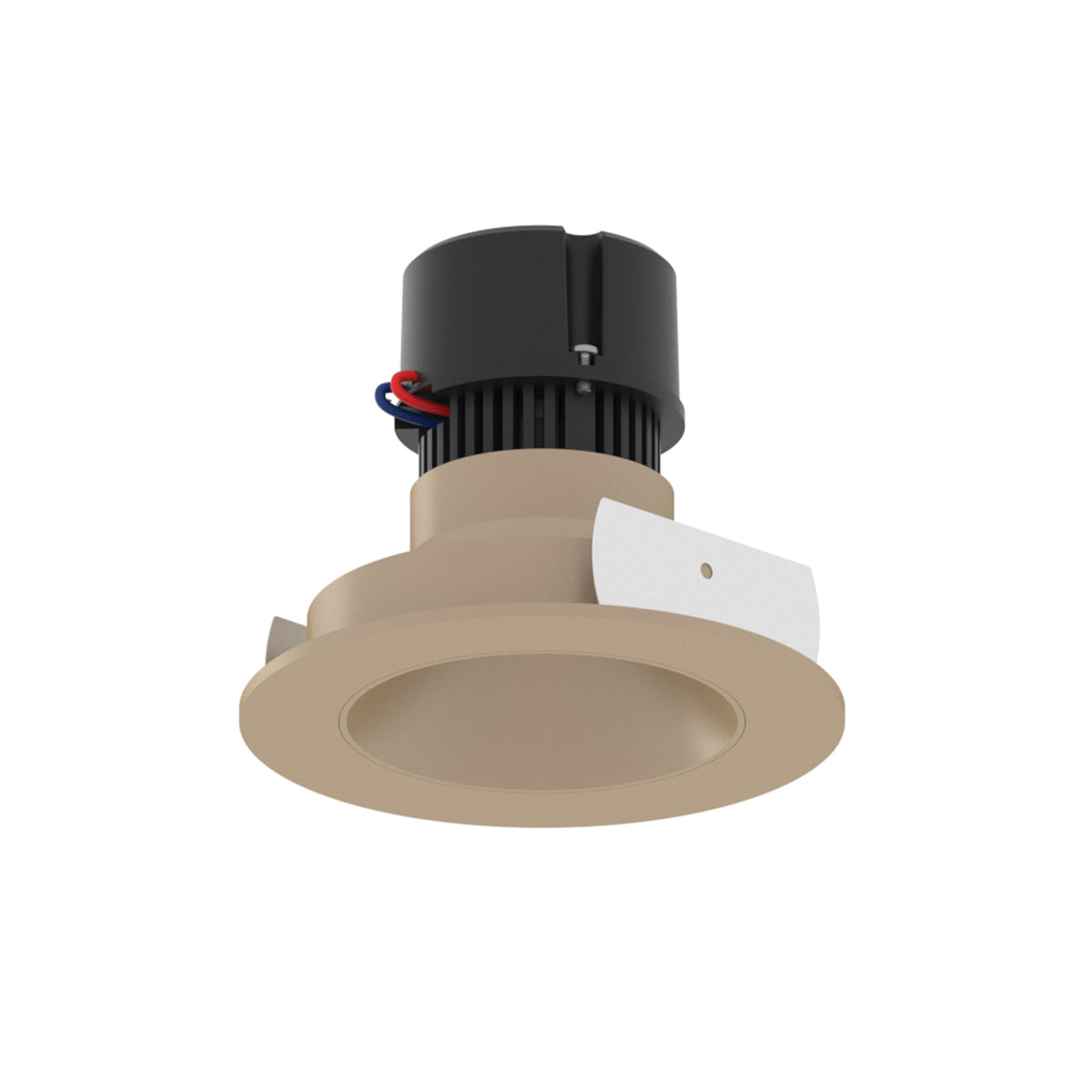 Nora Lighting NPR-4RNDC30XWD 4" Pearl 120V LED Round Retrofit Reflector, 1150lm / 10W, 3000K - Wheat Diffused Reflector / Wheat Diffused Flange