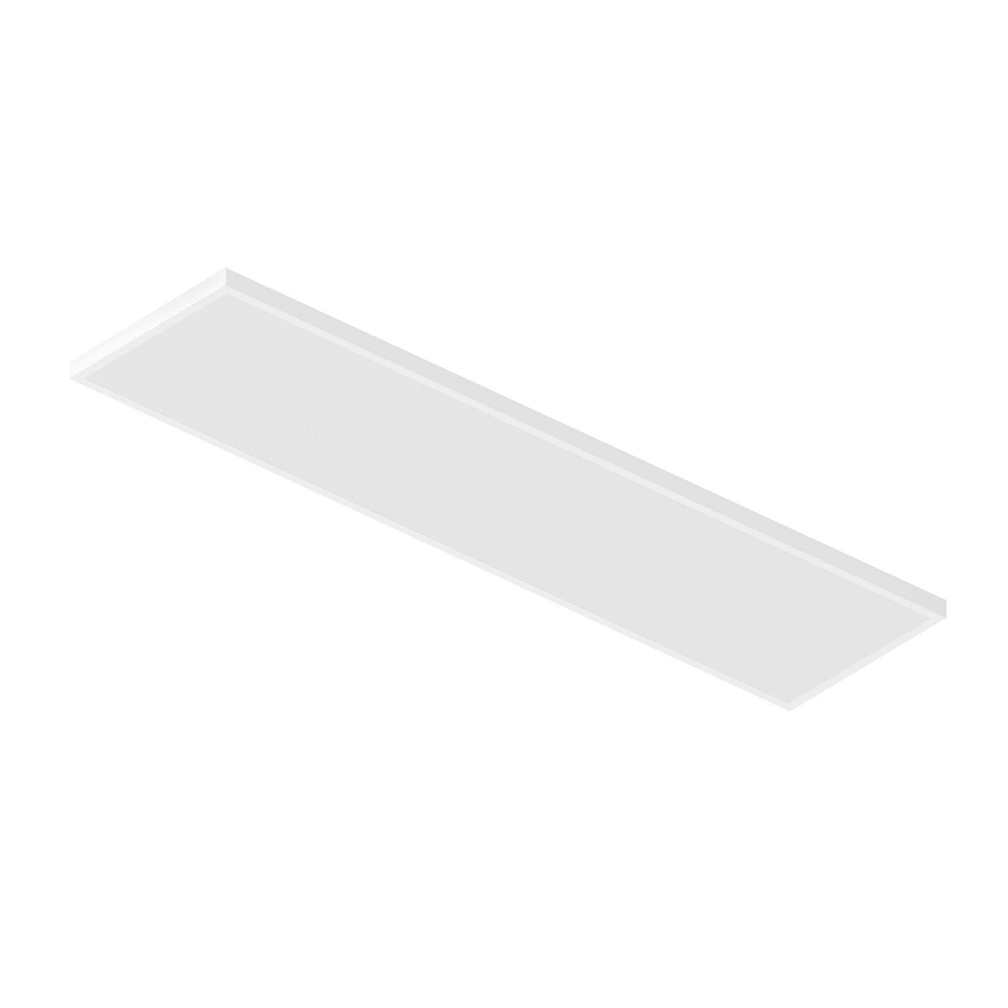 Nora Lighting NSPDSW-14/SCW 1'x4' LED Surface Mount Panel with Selectable Lumens & CCT - White Finish