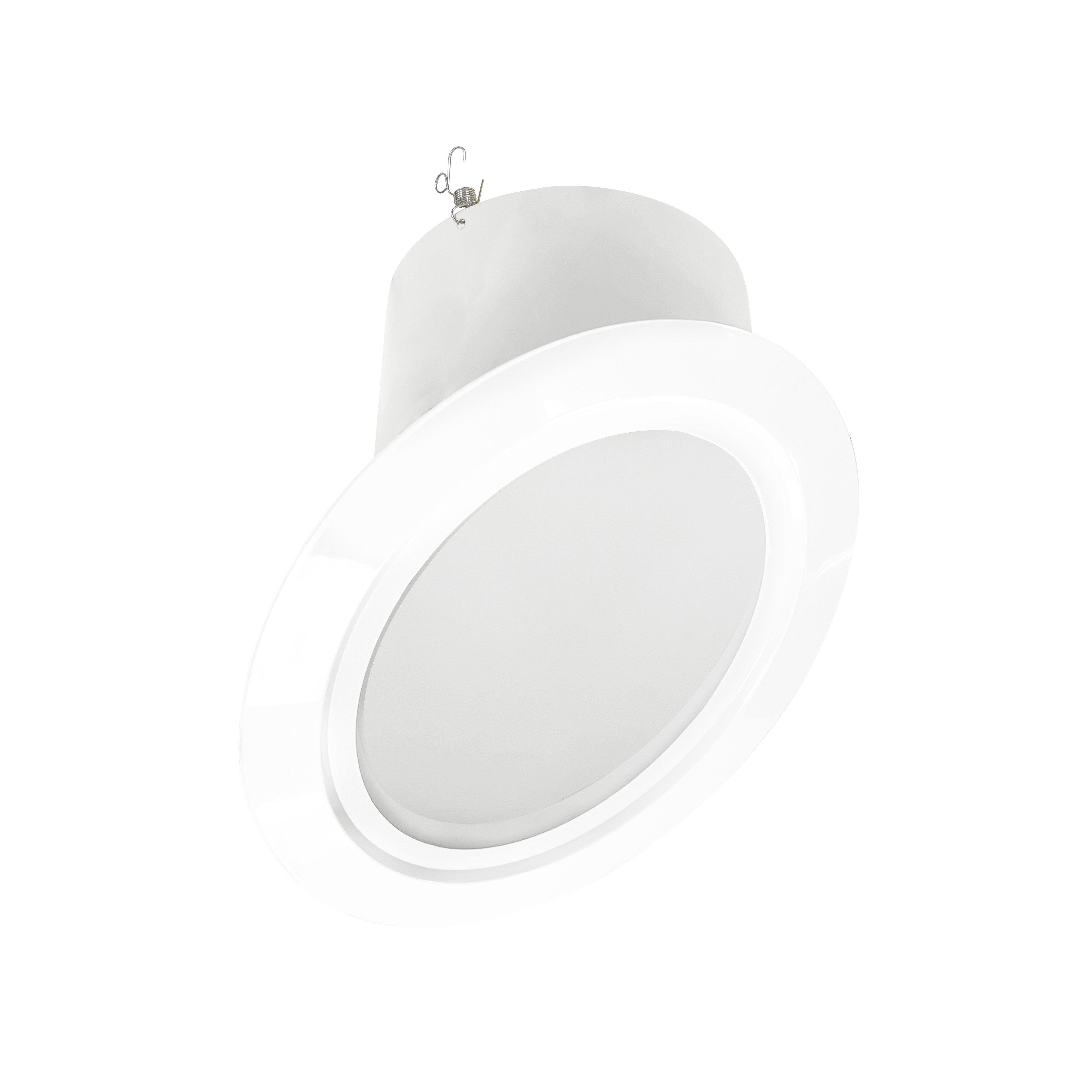 Nora Lighting NTM-616/45W 6" Super Sloped Reflector Trim, White Reflector / White Flange | NTM-616/45W