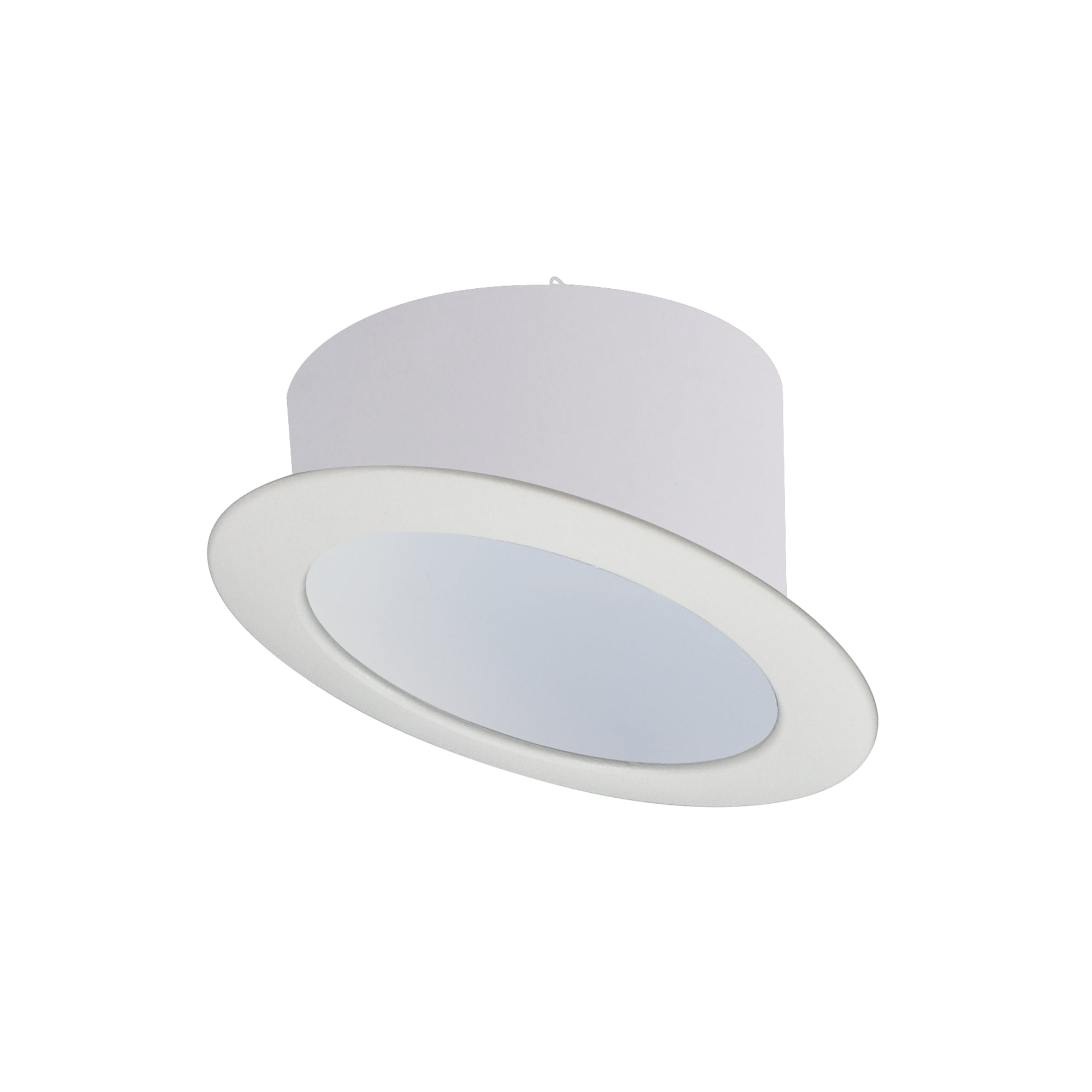 Nora Lighting NTS-615W 6" Sloped Metal Reflector Trim, White/White | NTS-615W