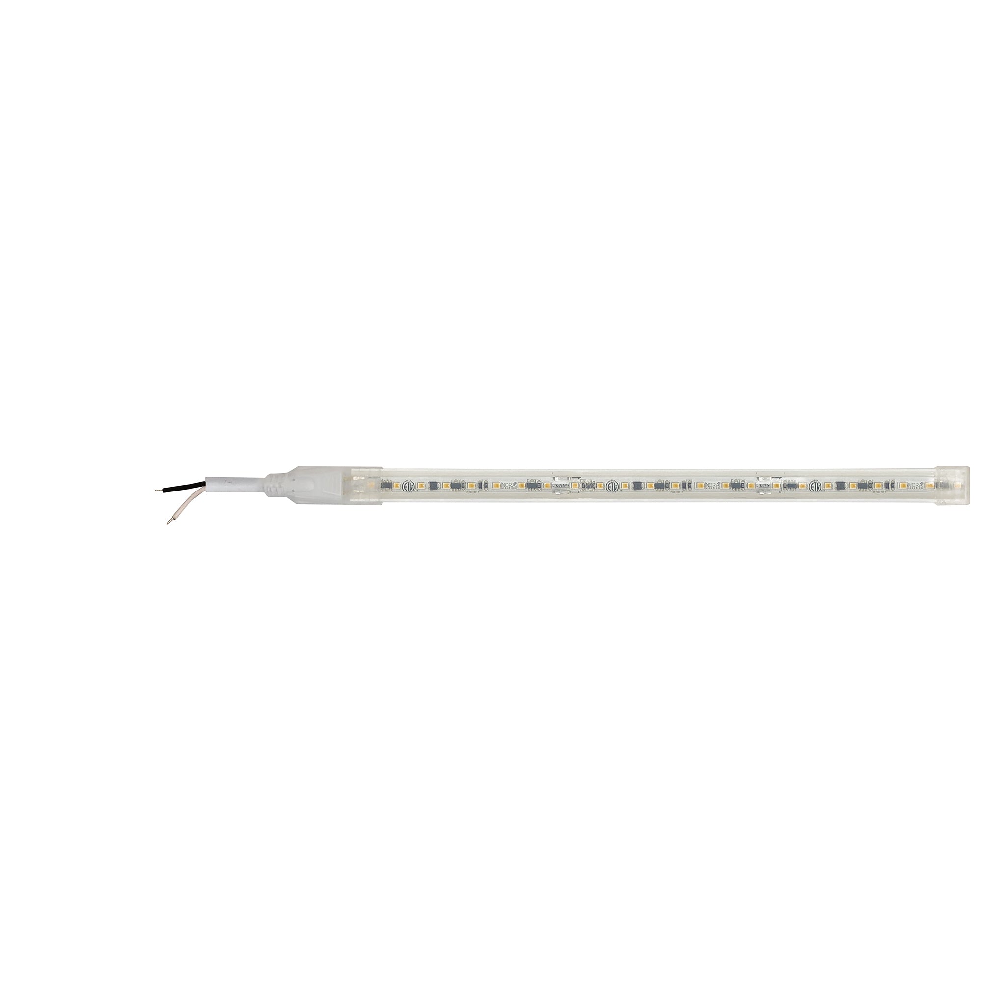 Nora Lighting NUTP13-W9-12-940/HW Custom Cut 9-ft 120V Continuous LED Tape Light, 330lm, 3.6W per foot, 4000K, w/ Mounting Clips and 8' Hardwired Power Cord