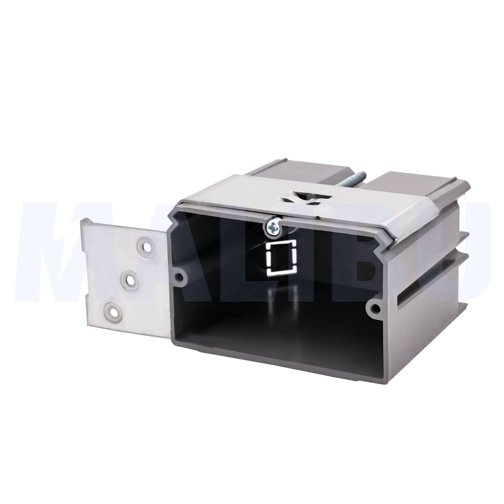 Malibu MapleBox™ P1GADJ-H Non-Metallic One-Gang Adjustable Horizontal Outlet Box - New Work, 21 Cubic