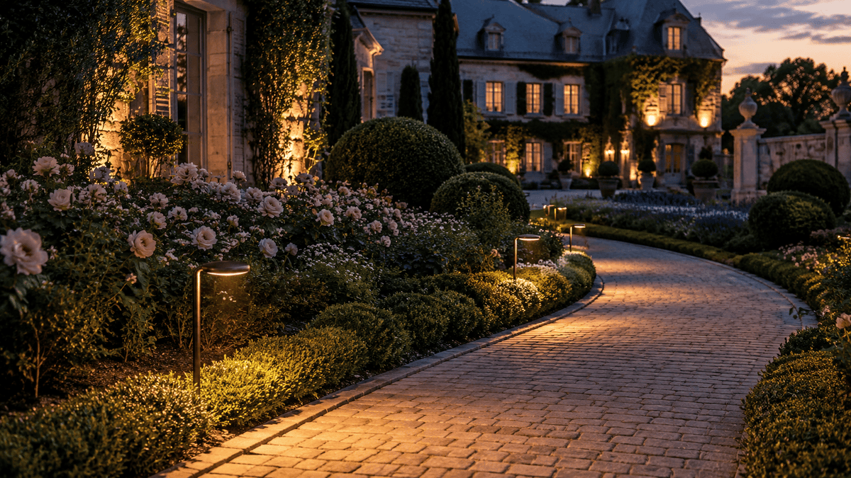 ABBA Lighting USA PLB27 Integrated LED Heavy-Duty Cast Brass Path Light, 4W, 3000K Warm White, 12V AC/DC - Natural Brass Finish