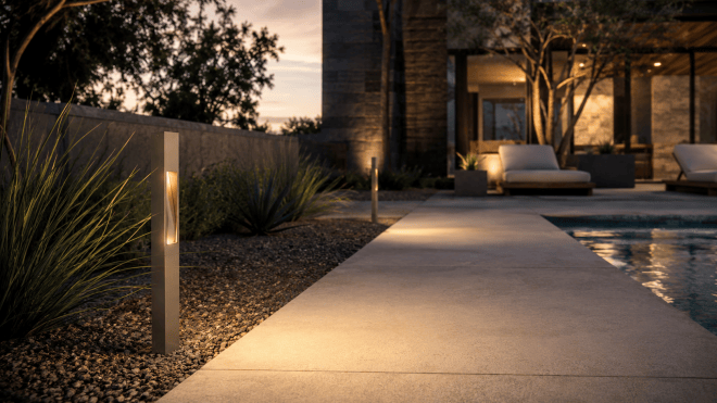 ABBA Lighting USA PLB29 Heavy-Duty Cast Brass Path Light, 12V Low-Voltage Landscape Fixture, Natural Brass or Dark Brass Finish