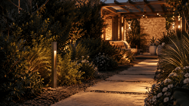 ABBA Lighting USA PLB29 Heavy-Duty Cast Brass Path Light, 12V Low-Voltage Landscape Fixture, Natural Brass or Dark Brass Finish