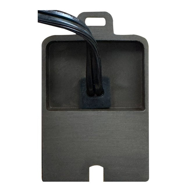 ABBA Lighting STB19-BK Integrated Brass Step Light, 3W LED, 3000K Warm White, 120 Lumens, 12V AC/DC, IP65 - Black Finish